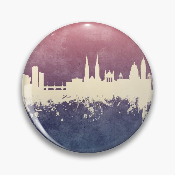 Item preview, Belfast Northern Ireland Skyline designed and sold by ArtPrints.