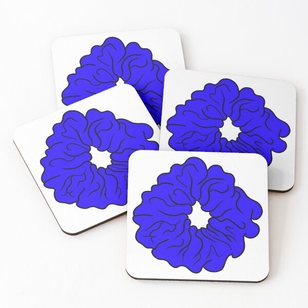 Item preview, My Blue Hair Scrunchie designed and sold by laurasgallery.