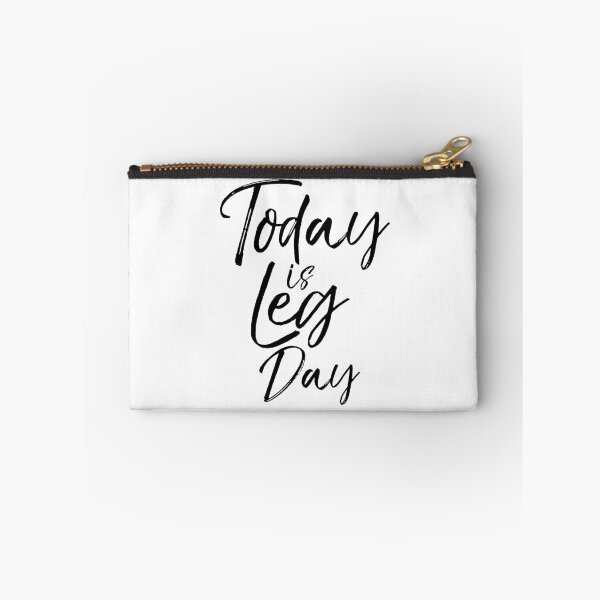 Artikelvorschau, Today is Leg Day Funny Workout Quote entworfen und verkauft von TNDesignStudio.