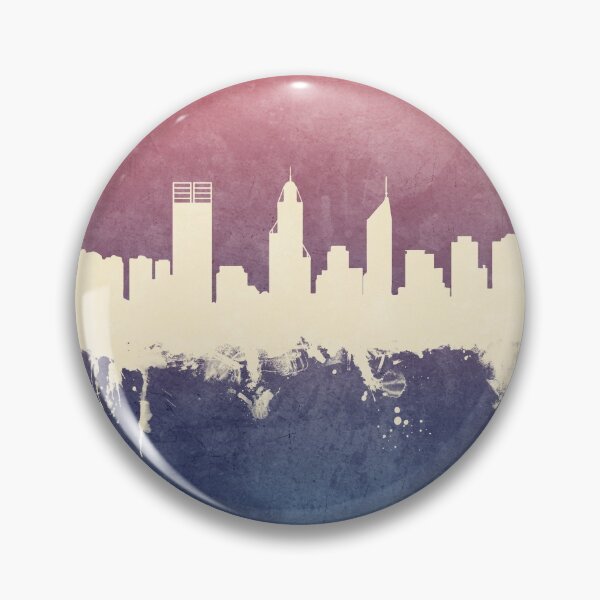 Aperçu de l'œuvre Perth Australia Skyline créée et vendue par ArtPrints.
