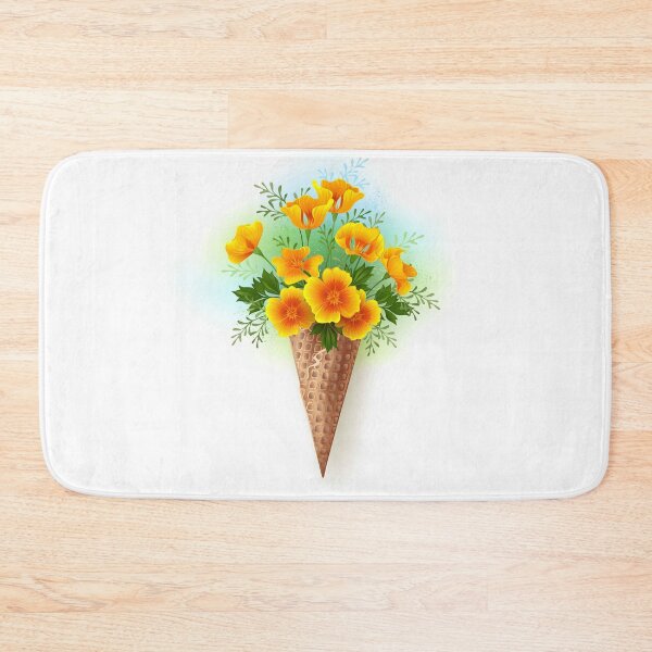 Item preview, Waffle Cone with California Poppy designed and sold by Blackmoon9.