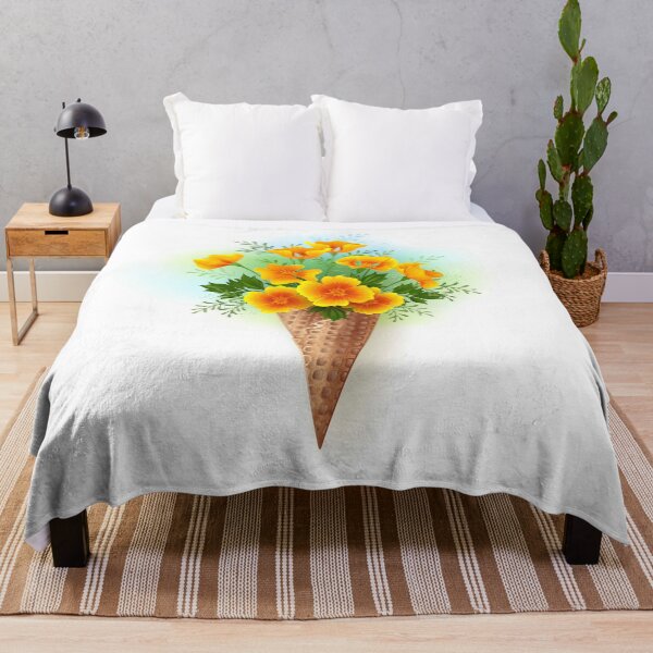 Item preview, Waffle Cone with California Poppy designed and sold by Blackmoon9.