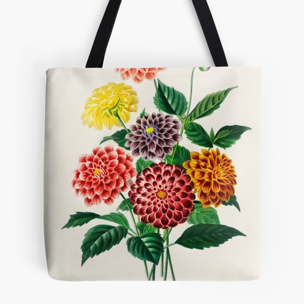 Item preview, Classic Dahlia flower illustration designed and sold by biodivher.