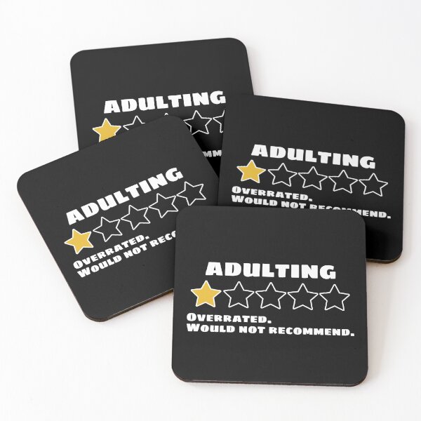 Item preview, Adulting One Star Not Recommended  designed and sold by Ricaso.