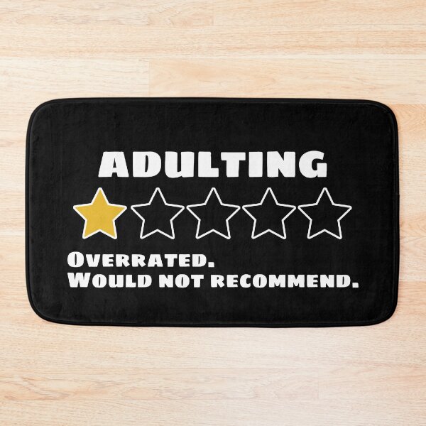 Item preview, Adulting One Star Not Recommended  designed and sold by Ricaso.