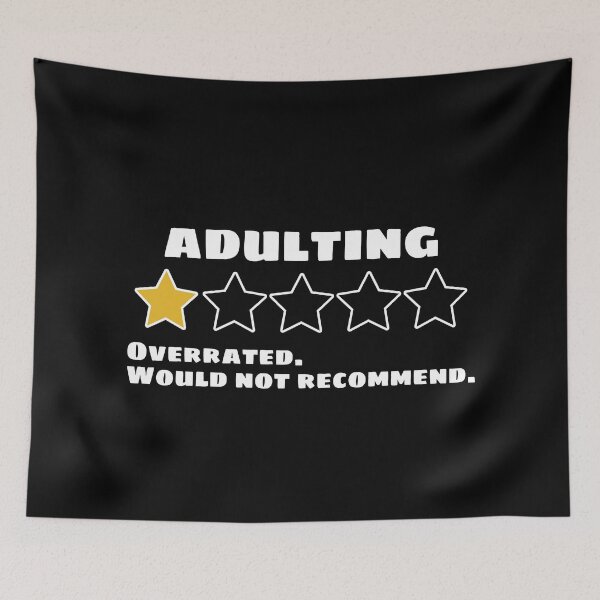 Item preview, Adulting One Star Not Recommended  designed and sold by Ricaso.