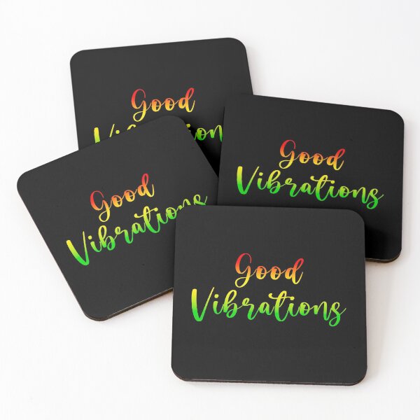 Item preview, Good vibrations reggae rasta colours designed and sold by Stageystuff.