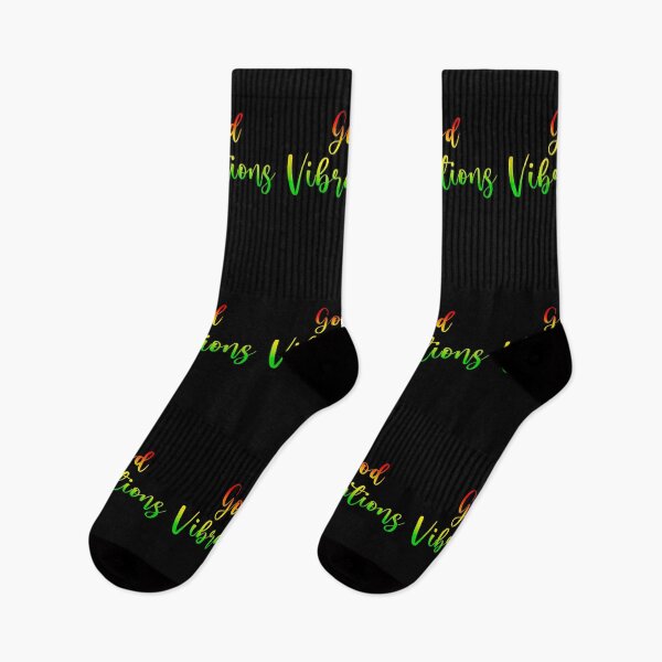 Item preview, Good vibrations reggae rasta colours designed and sold by Stageystuff.