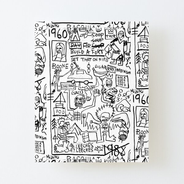 1960 - 1988 BLK Canvas Mounted Print