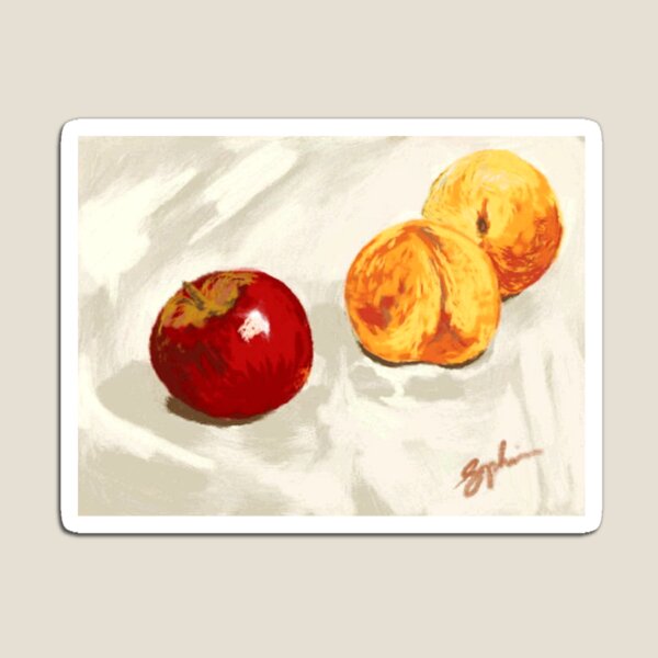Apple and Peaches Magnet
