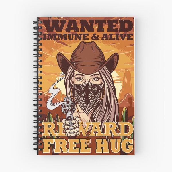 Item preview, Wanted Social Distancing Free Hug Cool Cowgirl Sunset Gift designed and sold by peter2art.