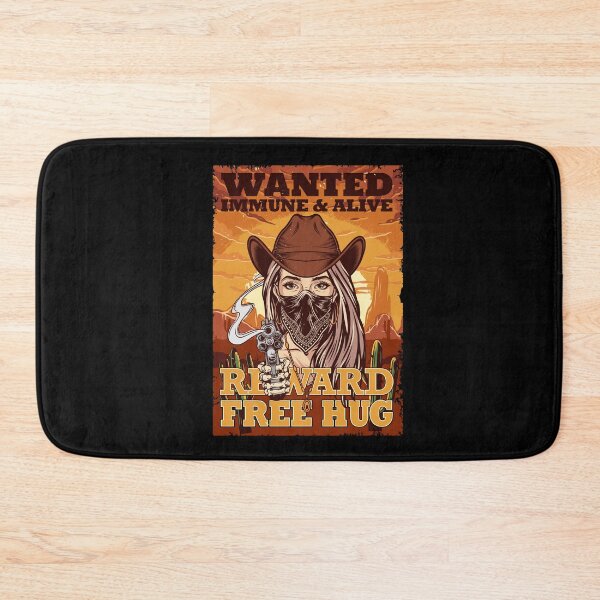 Item preview, Wanted Social Distancing Free Hug Cool Cowgirl Sunset Gift designed and sold by peter2art.