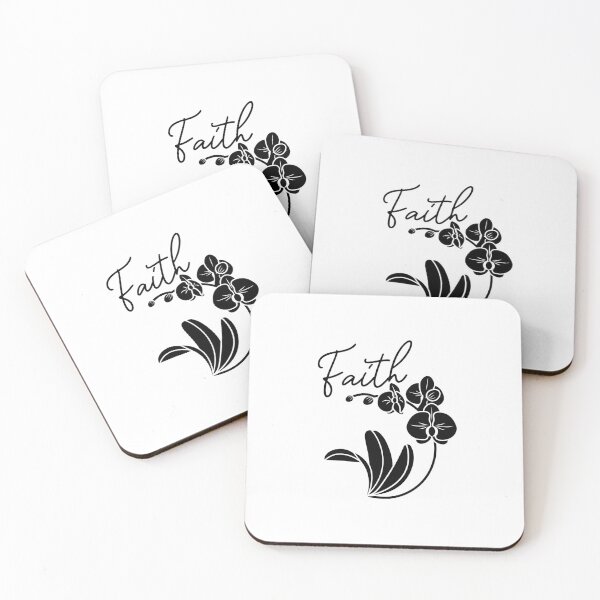Item preview, Faith Quote Floral Leaf Illustration designed and sold by fotografixgal.