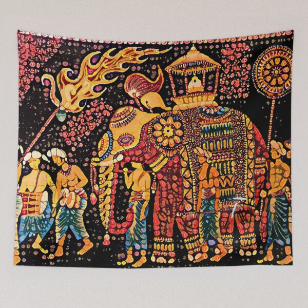 Item preview, Elephant festival Sri Lanka. designed and sold by NatanDesigns.