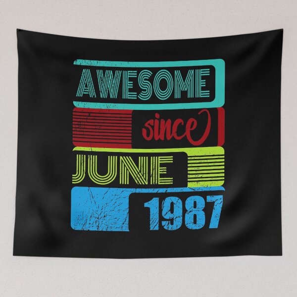 Item preview, 33th birthday awesome since June 1987 designed and sold by shurikaner.