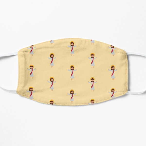 Download Halo Yellow Smiling Jesus Christ Mask By Babyclothes2020 Redbubble Yellowimages Mockups