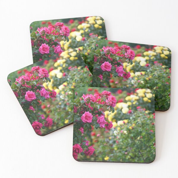 Item preview, garden with roses in springtime nature background designed and sold by goceris.