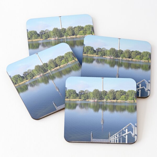 Item preview, Tv tower and Danube riverside in Vienna Austria designed and sold by goceris.