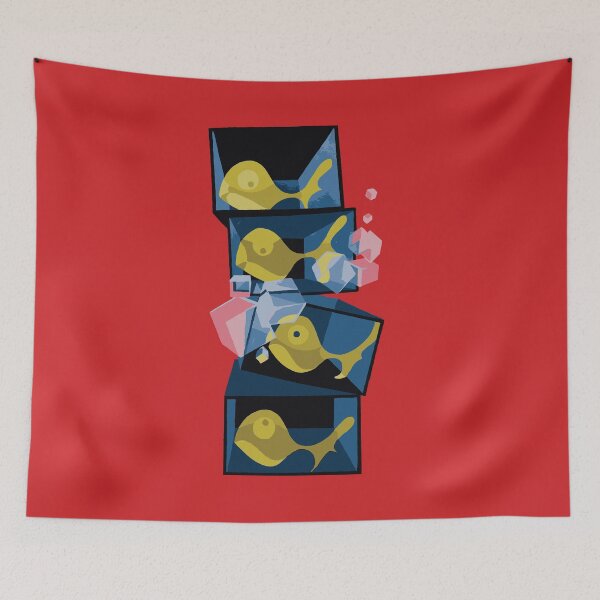 Item preview, The fish in the box. Waiting (parisa javaheri) designed and sold by royal studio.