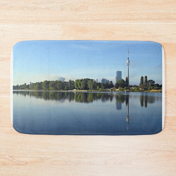 Item preview, Vienna skyline on the Danube riverside  designed and sold by goceris.