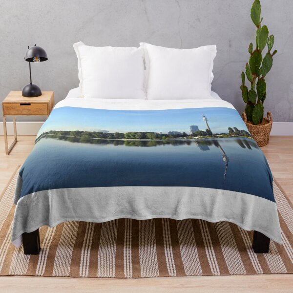 Item preview, Vienna skyline on the Danube riverside  designed and sold by goceris.