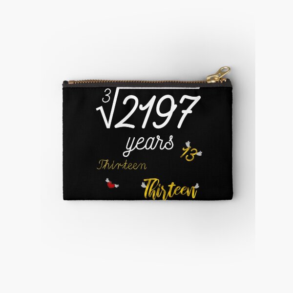 Item preview, Cube Root of 2197 - Thirteen - Funny 13 Years Old 13th Birthday Gift designed and sold by r-silver.