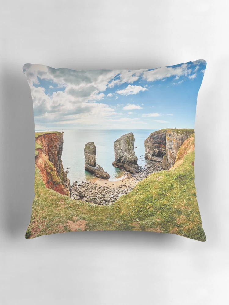Thumbnail 3 of 4, Pillow, Stack Rocks designed and sold by LouisOkwedy.