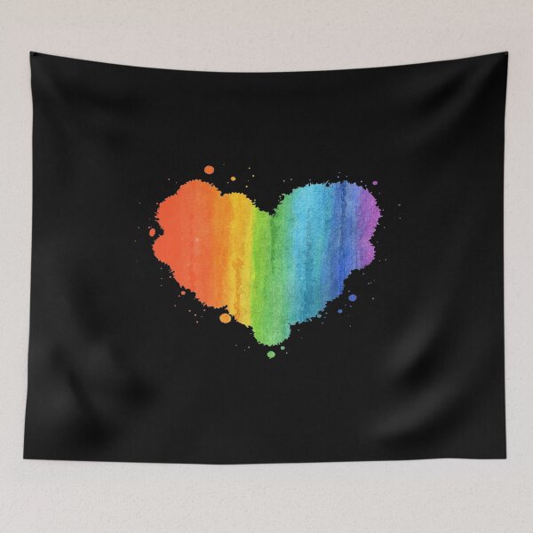 Item preview, LGBT Gay Lesbian Pride Month Heart Flag LGBT Awareness designed and sold by brightgift.