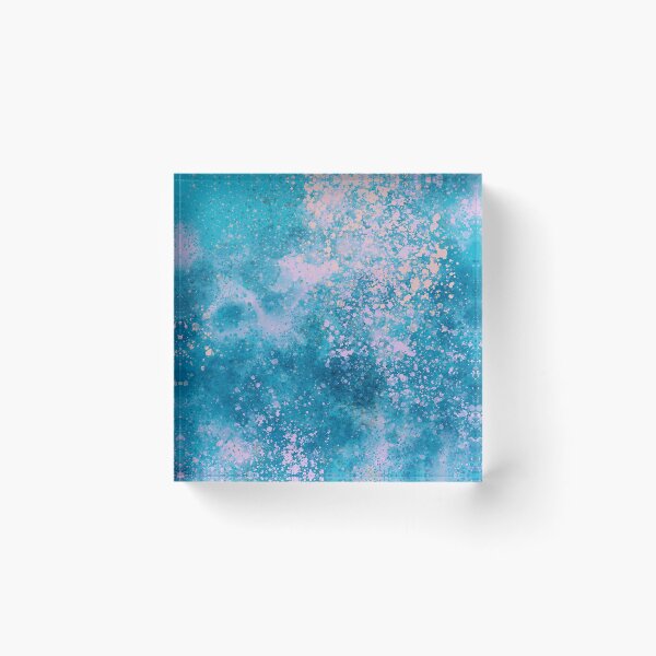 Item preview, Watercolor Vibrant Coastal Blue Abstract Illustration designed and sold by technicolorable_art.
