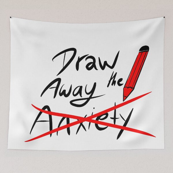 Item preview, Draw away the anxiety designed and sold by AvCoArt.
