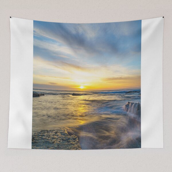 Item preview, Sunset at St John's Point - Wave Motion designed and sold by ScotLandscapes.
