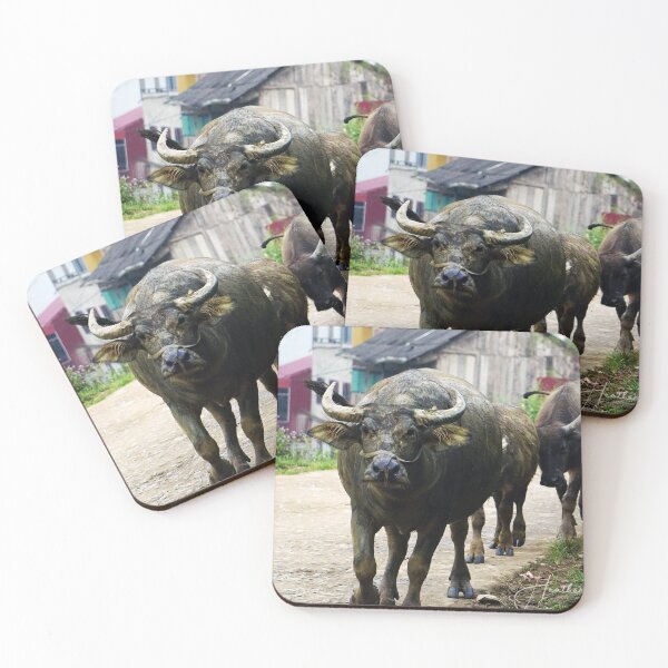 Item preview, Water Buffalo Out For A Stroll In Sa Pa Vietnam designed and sold by For The Love Of Travel.
