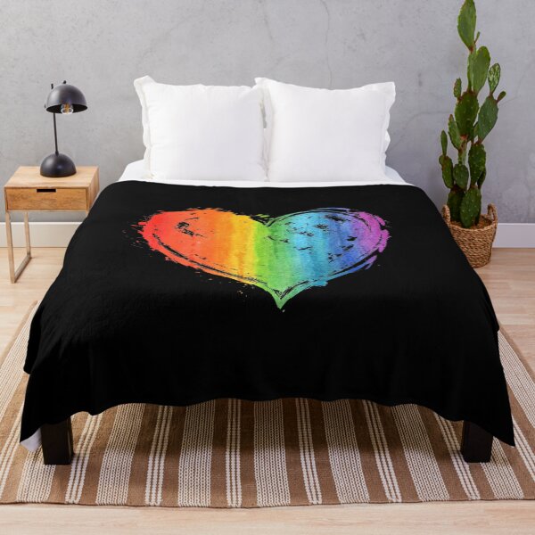 Item preview, LGBT Gay Lesbian Pride Month Heart Flag LGBT Equality designed and sold by brightgift.