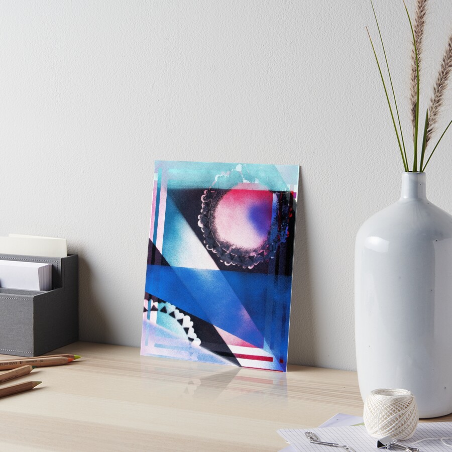 Blue Light Special Art Board Print