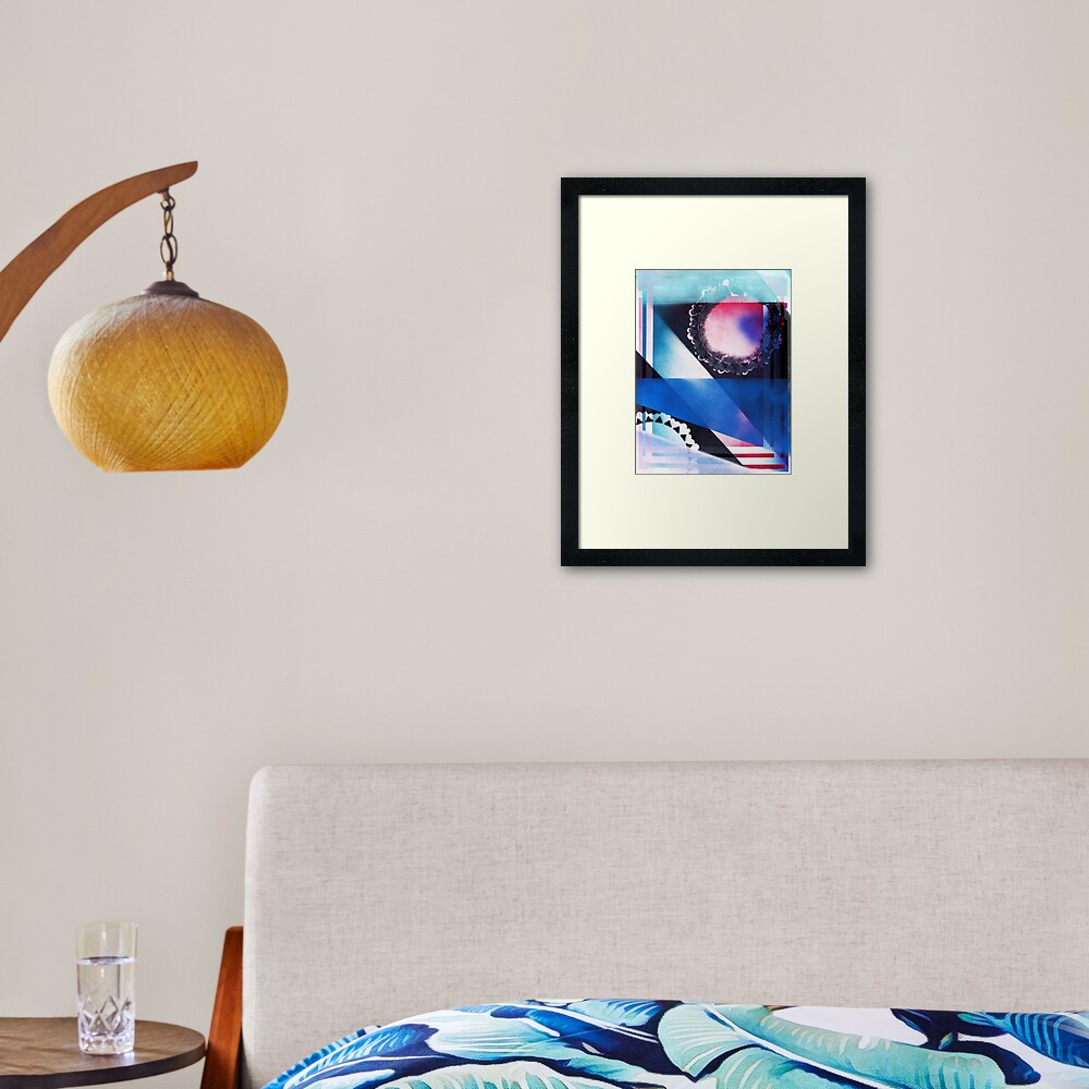Blue Light Special Framed Art Print