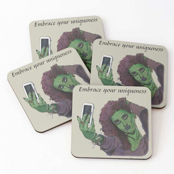 Item preview, Faerie Folk Smartphone Selfie Fantasy Artwork designed and sold by HelmsArt.