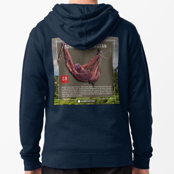 Item preview, Bornean Orangutan ( Pongo pygmaeus) designed and sold by Alawstrations.