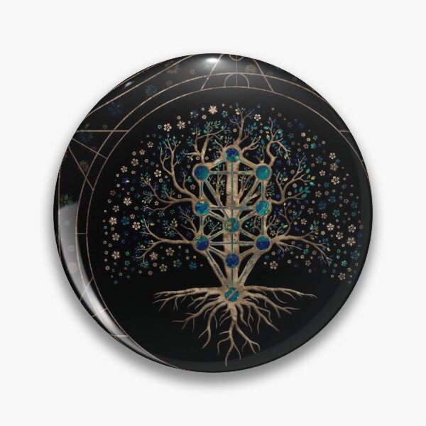 Item preview, Kabbalah The Tree of Life Marble and Gold designed and sold by k9printart.