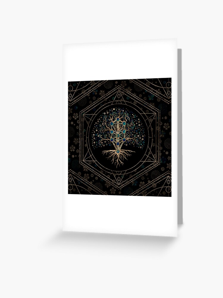 Tree of Life - Infinity Postcard for Sale by k9printart