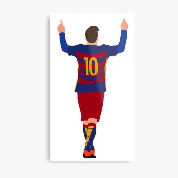 Lionel Messi - FC Barcelona Lámina metálica