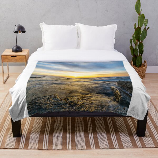 Item preview, Sunset at St John's Point - Swirling Seaweed designed and sold by ScotLandscapes.