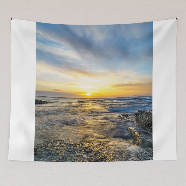 Item preview, Sunset at St John's Point - Swirling Seaweed designed and sold by ScotLandscapes.