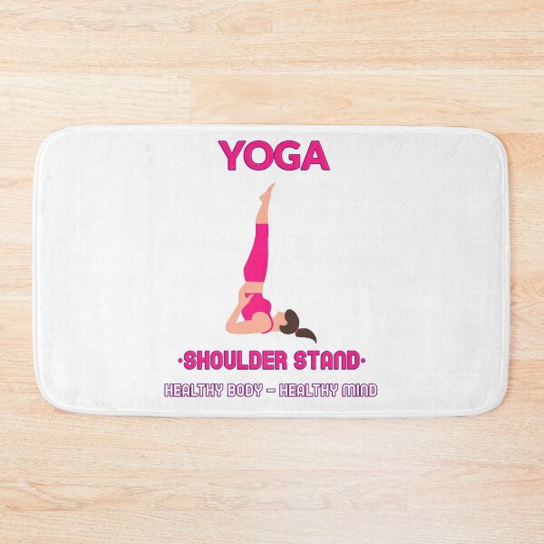 Item preview, Yoga Shoulder Stand Healthy Body Healthy Mind Exercise Design designed and sold by luvvvvvit.