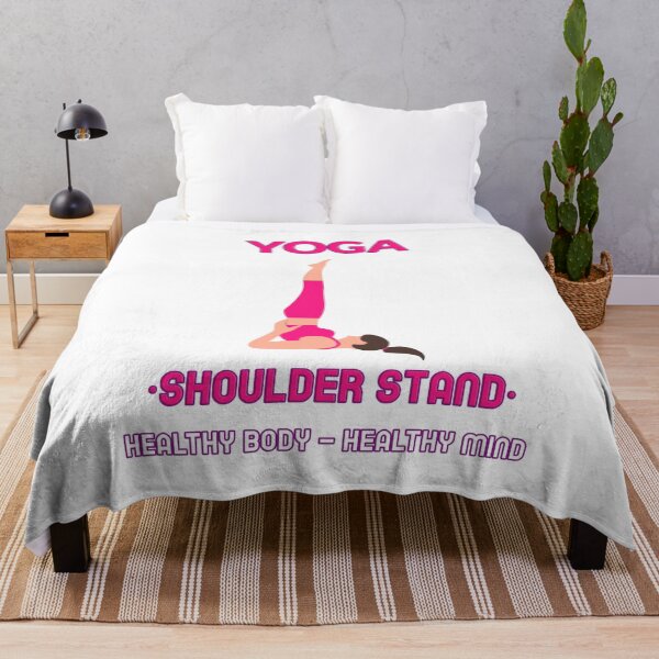 Item preview, Yoga Shoulder Stand Healthy Body Healthy Mind Exercise Design designed and sold by luvvvvvit.