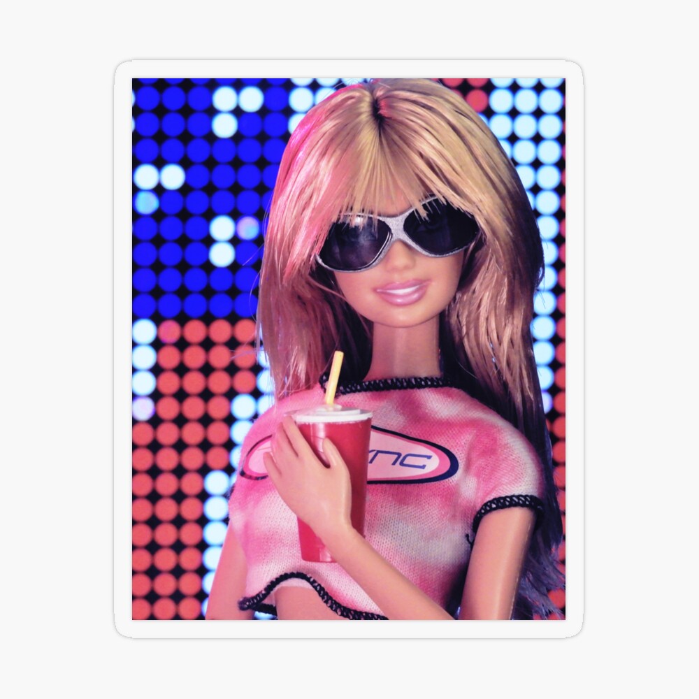 MOSCHINO BARBIE DOLL Sticker for Sale by itsalexb