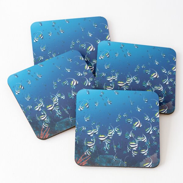 Item preview, Bannerfish school in Raja Ampat, Indonesia designed and sold by Jose Antonio  Castellano Garrido.