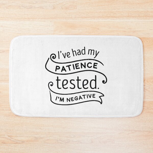 Item preview, Patience Tested designed and sold by LuckyFoxDesigns.