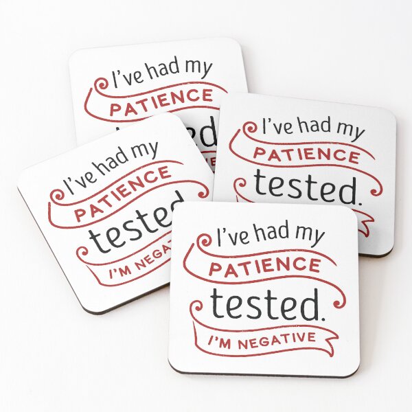 Item preview, Patience Tested designed and sold by LuckyFoxDesigns.