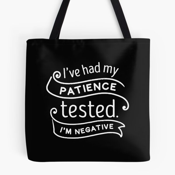 Item preview, Patience Tested designed and sold by LuckyFoxDesigns.