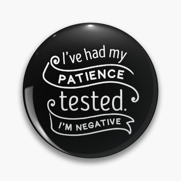 Item preview, Patience Tested designed and sold by LuckyFoxDesigns.